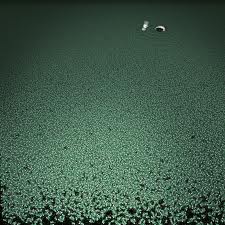 Robot drowning in nanobots